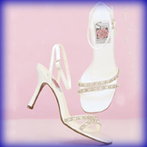 Veronica Ivory Sky High Heel Bridal Shoes