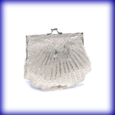 Victoria Silver Evening Bag