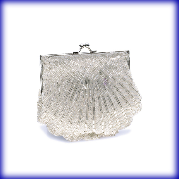 Victoria Silver Evening Bag