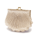 Victoria Ivory Beaded Handbag